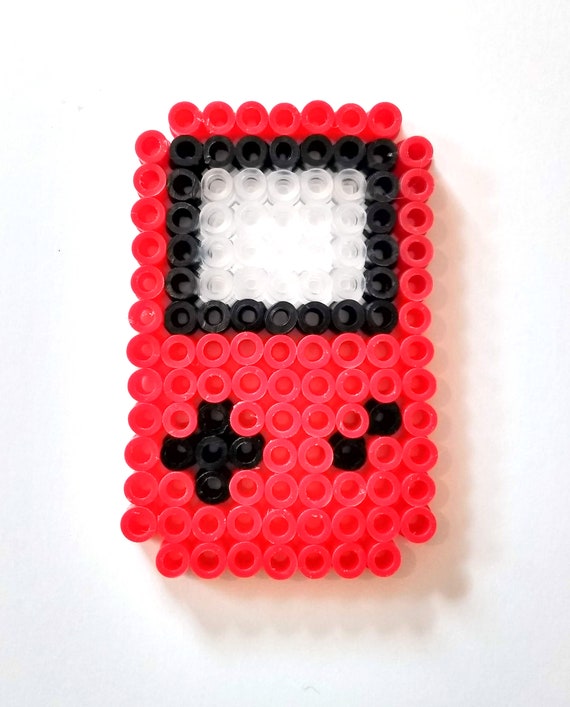 Gameboy Pixel Bead Keyring Flat Perler Hama Bead Colourful Retro Nintendo  Choose Your Favourite! Primary color: Yellow