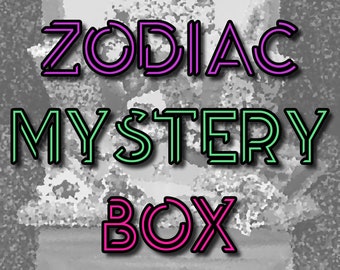 Zodiac Mystery Box * Horoscope, Star Sign, Astrology, Crystals, Giftbox * Surprise, Unboxing, Birthday Present, Christmas Stocking Filler