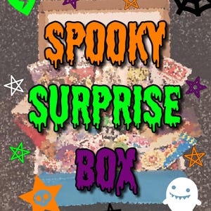 Spooky Surprise Box * Letterbox Gift * Mystery, Unboxing, Halloween, Fun Birthday Party Present, Suitable for Kids or Adults