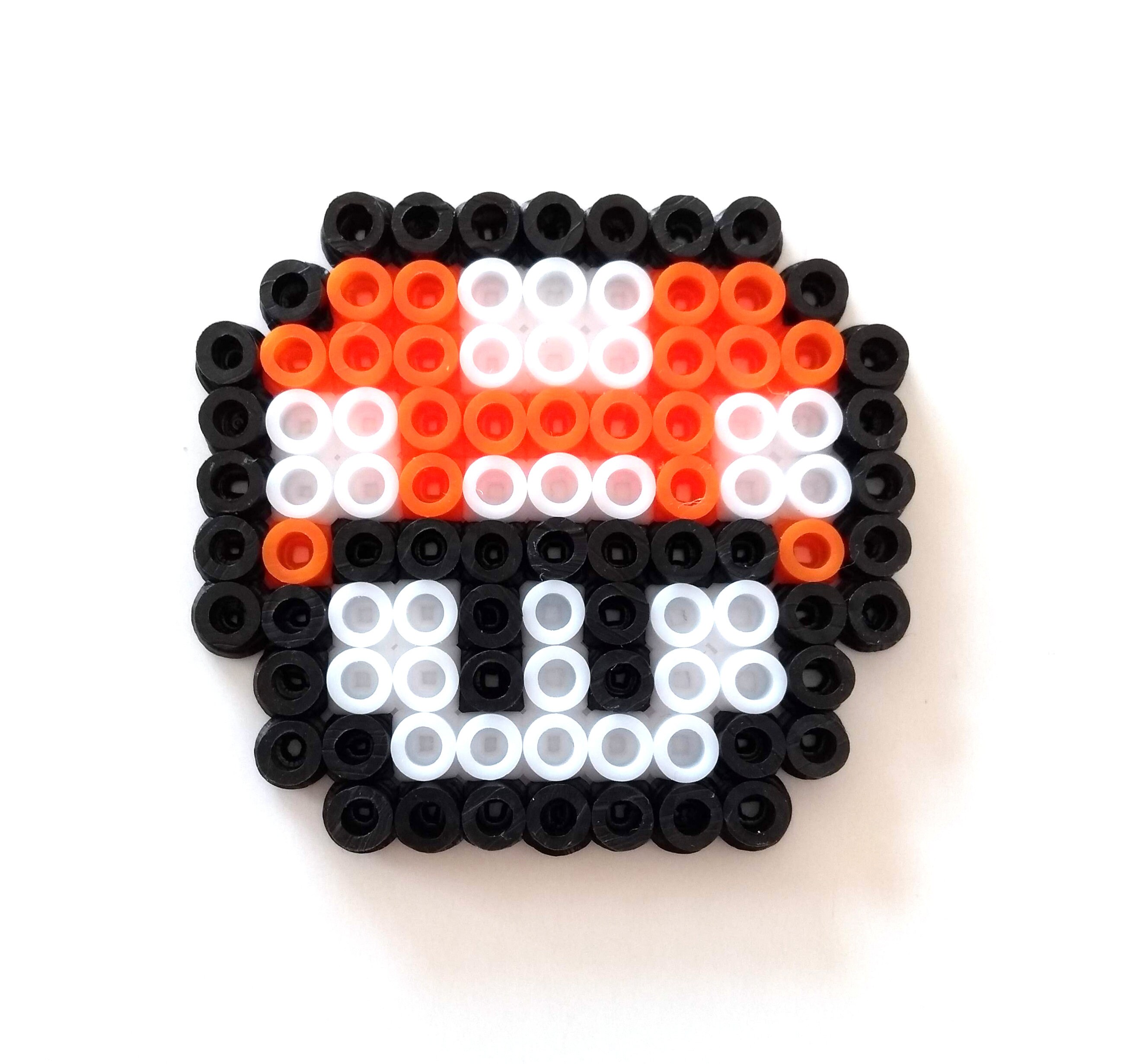 Pixel Toadstool Super Mario Toadstool Pixel Bead Magnet Flat Perler Hama - Etsy
