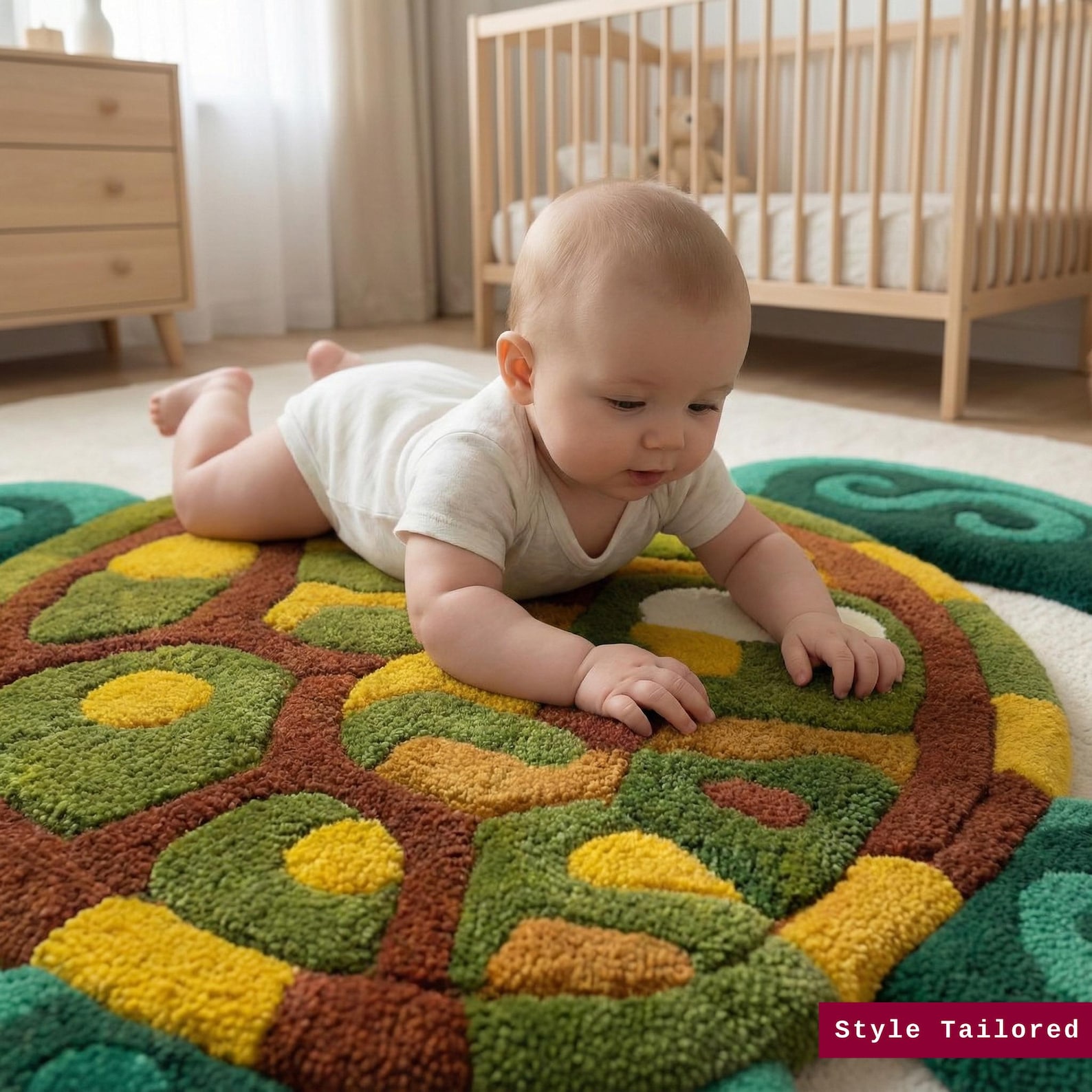 Baby Turtle Rug Hand-tufted Sea Turtle Rug – Kids Room or Nursery Decorative Rug - Etsy