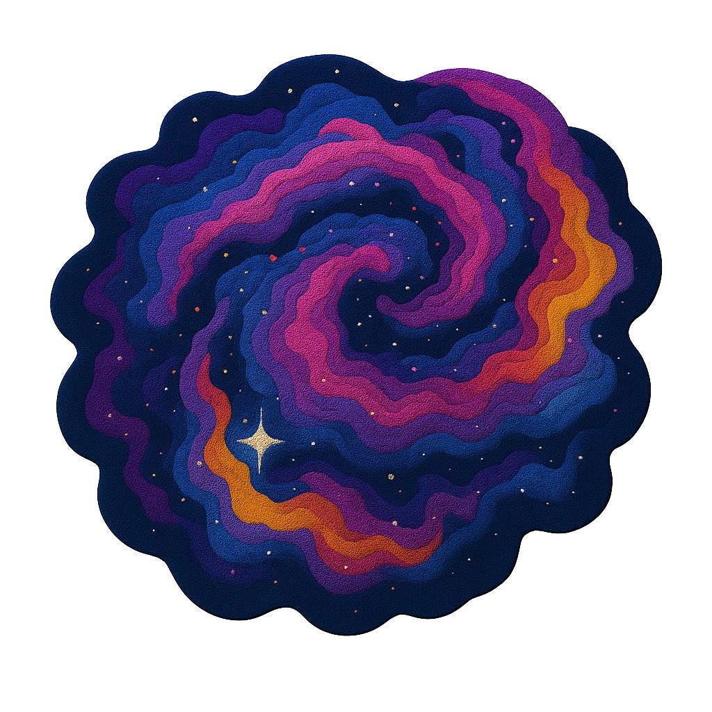 Galaxy Swirl Rug – Hand-tufted Milky Way - Etsy UK