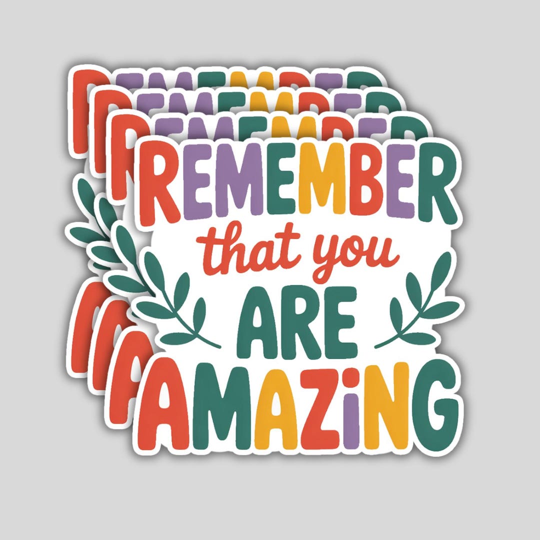 Motivational Quote Stickers: Waterproof Vinyl Decals for Laptop ...