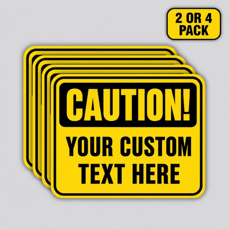 Caution Decals - Etsy
