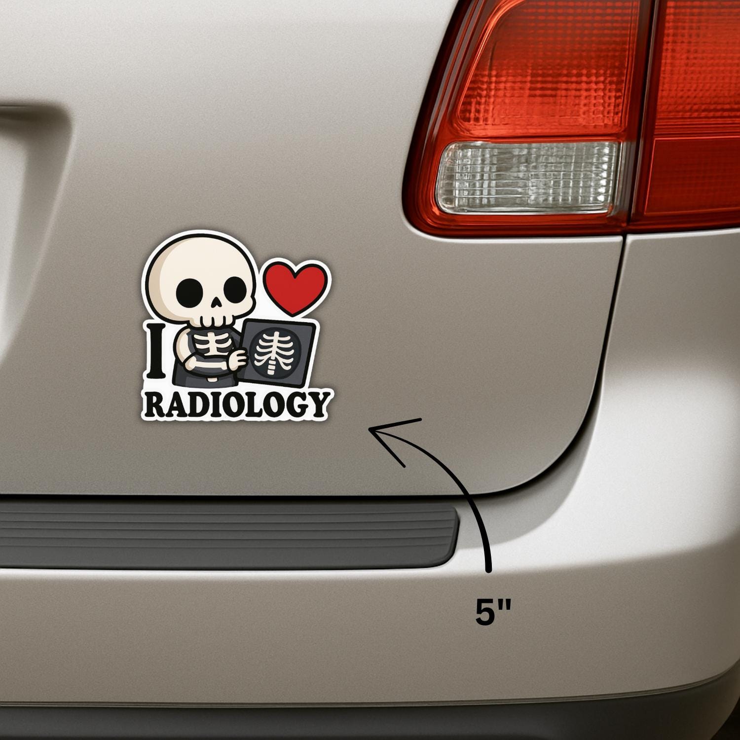 Mri Scanner Sticker 4pcs I Love Radiology Stickers – Radiologic Technologist Vinyl Decals ...