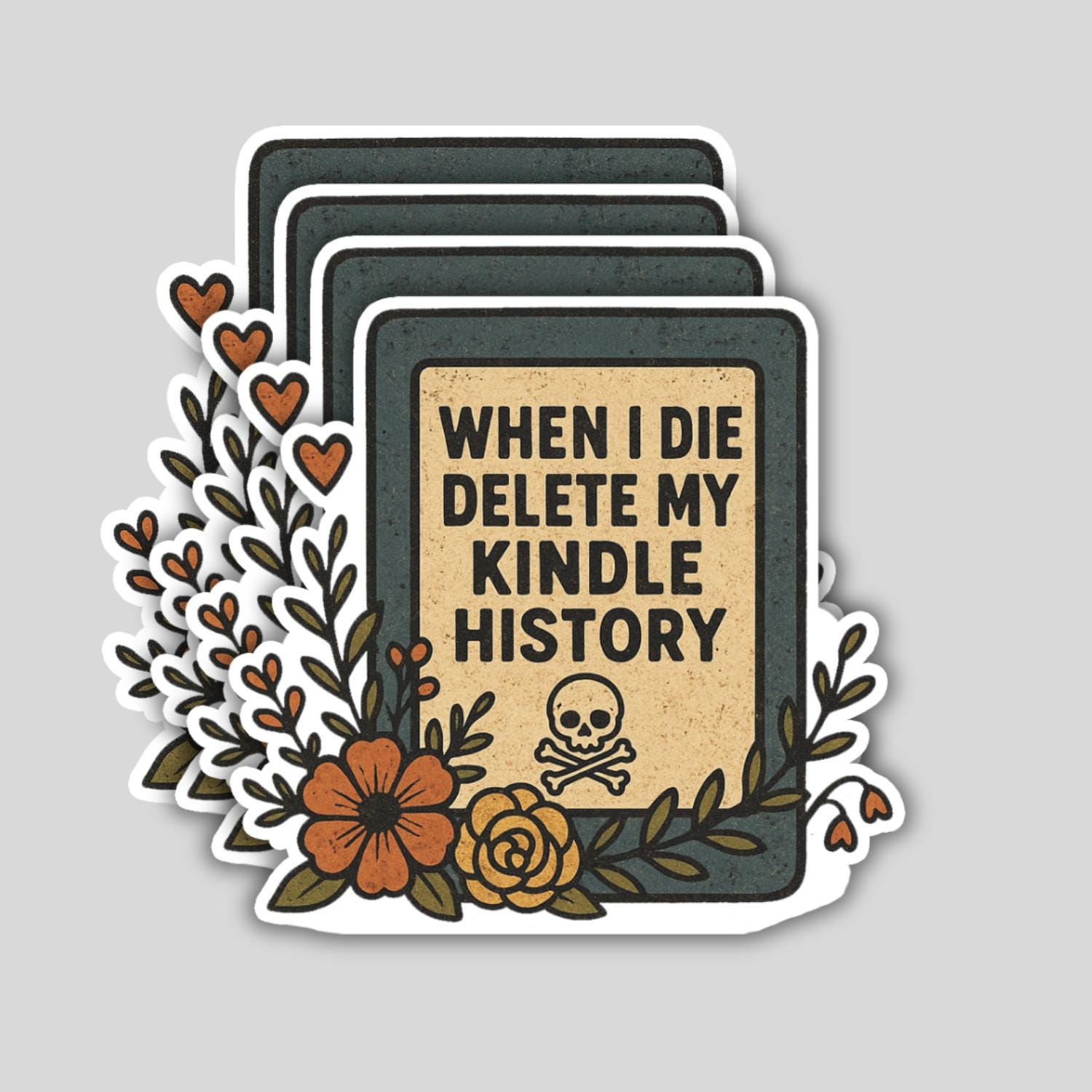 thumbnail image 2 of If I Die Delete My Kindle Unlimited History Sticker Kindle - UK 2 of 14