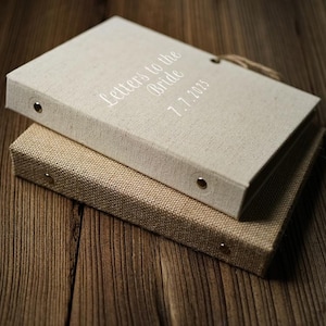 Cartas personalizadas para o álbum de recortes da noiva, álbum de recortes para despedida de solteira, presentes para o álbum de chá de panela, lembranças de casamento, 40 páginas em branco com 80 lados