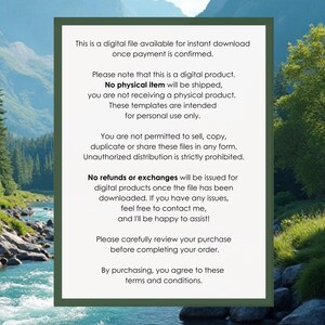 Camping Planner PDF: Fillable Checklist, Menu, Budget Tracker (Printable Format) image 15