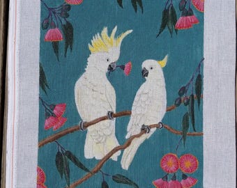 Cockatoos, VS Designs, 18 mesh, design size 11x13.5in