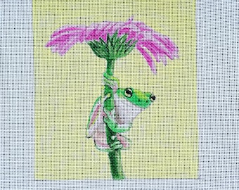 Frog , VS Designs, 18 mesh, design size 7x7in