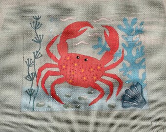 Crab , VS Designs, 18 mesh, design size 5.5x7in