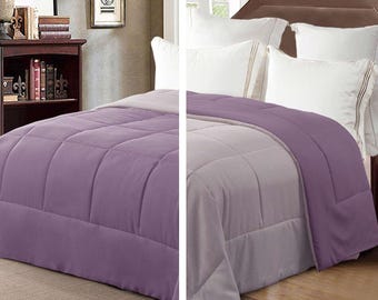 7.5 Tog Duvet All Seasons, Ultra Soft Reversible Coverless Duvet, Lightweight Down Alternative Comforter, Personalized touch