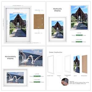 Picture Frame A4/A3/30 * 40/A2 Frames Black/White/Pink Wooden Frames 1/2/3/4packs Frames, Personalized touch