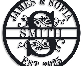 Personalized Name Sign Metal Custom Family Name Sign, Personalized touch