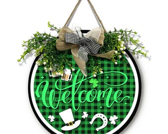 Round Sign for Front Door, Personalized touch