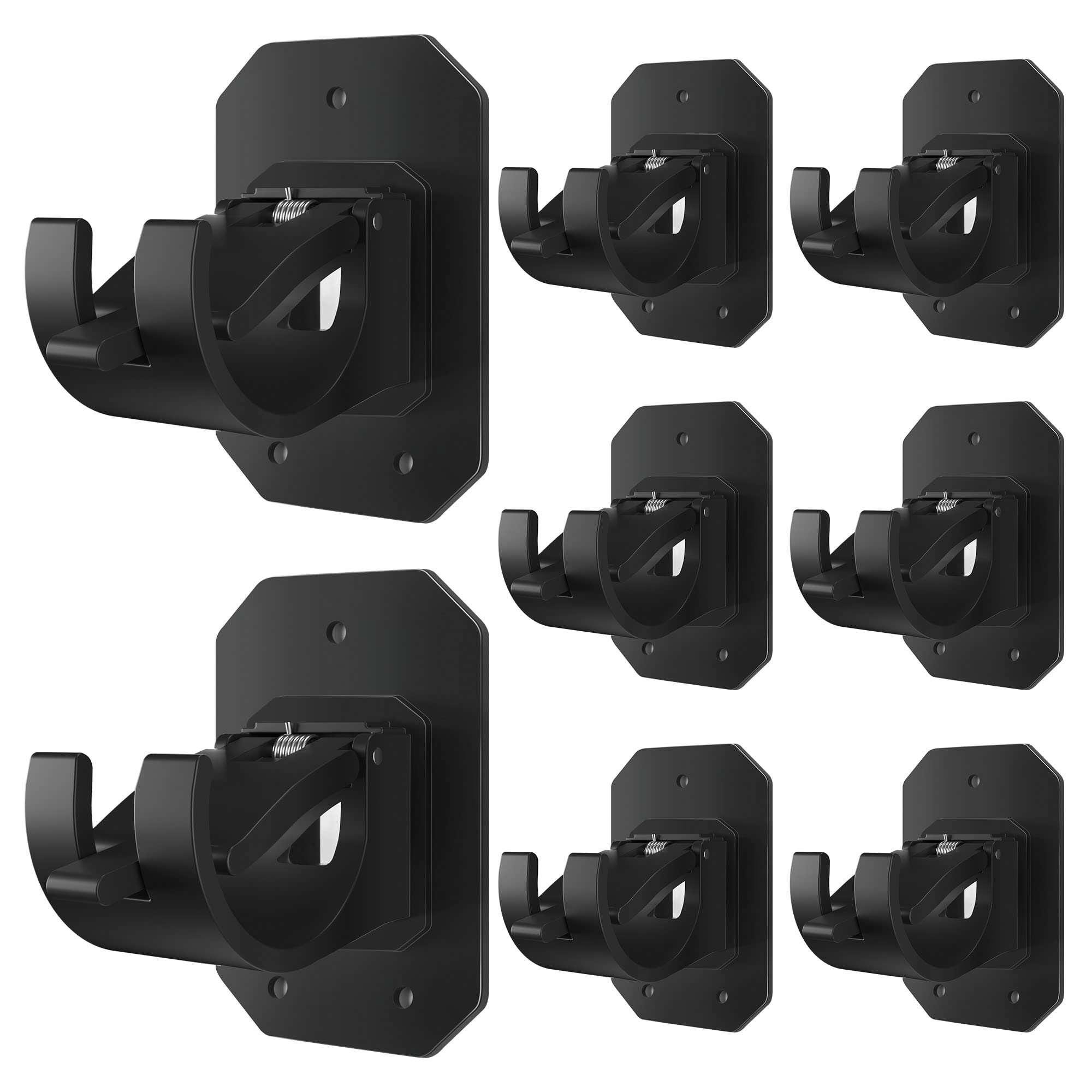 No Drill Curtain Rod Brackets No Drilling, Personalized Touch - Etsy