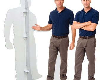 Custom Life Size Cardboard Cutout - 2 Material Options, 1-8 ft - Personalized High Resolution Stand Up | Upload Photo - , Personalized touch