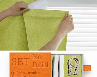 100% Light-Blocking Self Adhesive Blackout Curtains, Personalized touch