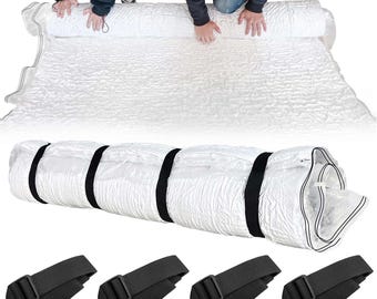 Mattress Vacuum Bag for Memory Foam Mattress, Latex Mattress Vacuum Seal Bag with Straps, Moving, Storage and Shipping, Personalized touch
