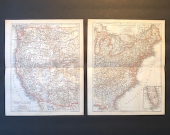 アメリカの古地図、アメリカ地図、アメリカの古地図、アメリカの古地図
