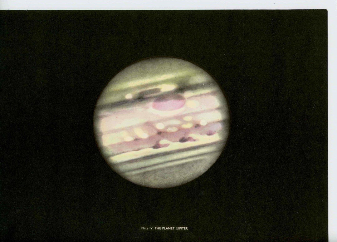 天文古書物　THE PLANET JUPITER ／1958年発行 天文古書物 THE PLANET JUPITER ／1958年発行 The planet