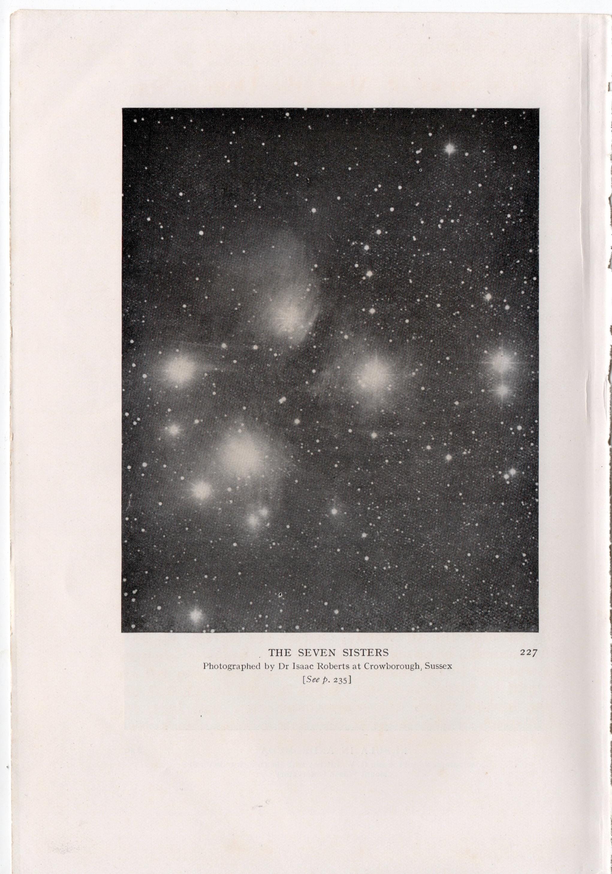 THE PLEIADES Lithograph C. 1925 • Original Vintage Print