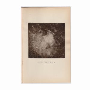 H. MILKY WAY GALAXY Lithographie um 1900 • Antiker Original Druck • Himmelskörper • Galaxien • Himmelskörper • Sonne • Sonnensystem • Himmelskörper