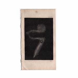 c. Gravure NÉBULOSITÉ ENROULEMENT 1842 • gravure ancienne originale • gravure d'astronomie • décoration murale céleste • carte des étoiles • Système solaire • Galaxie