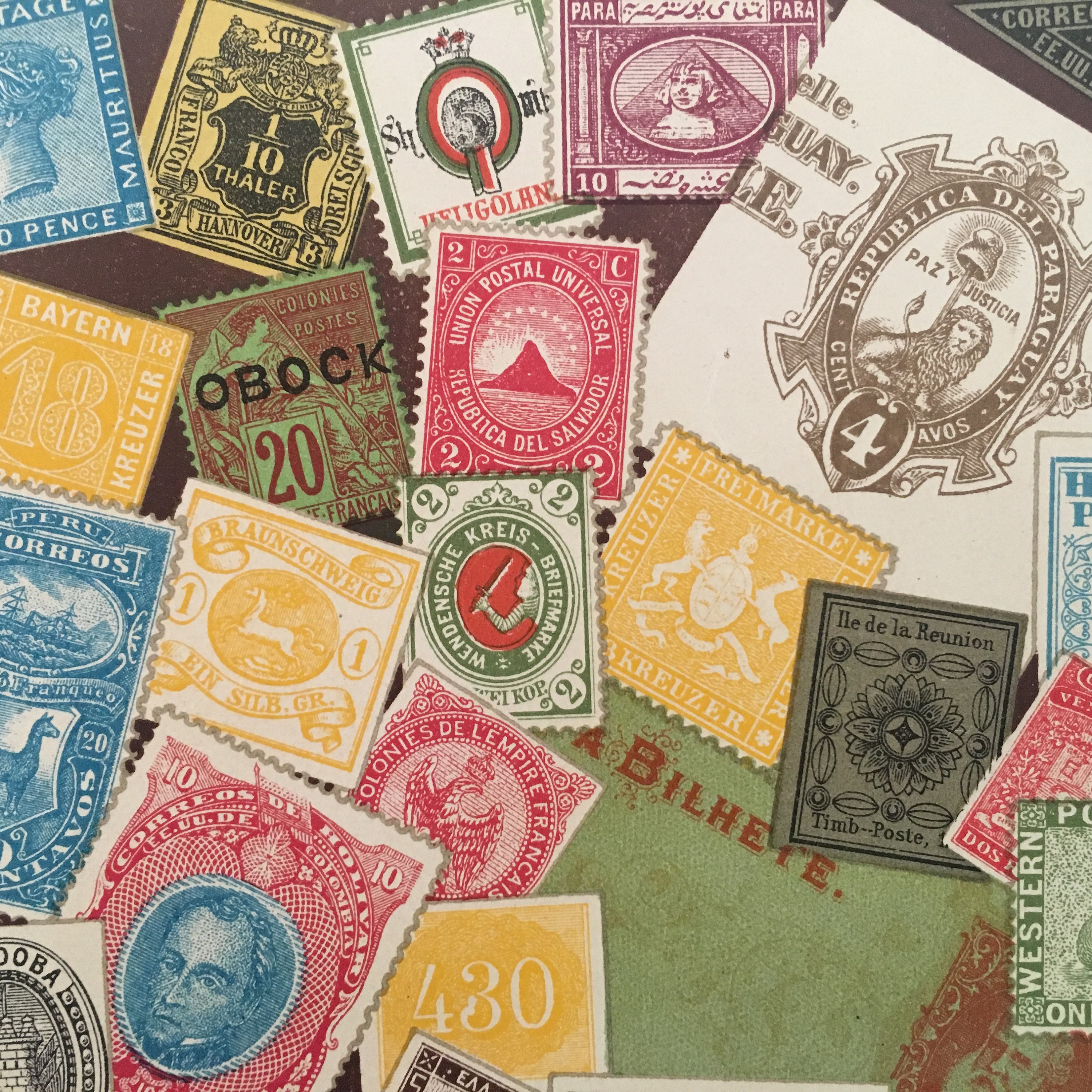 1903 ANTIQUE STAMPS PRINT original antique lithograph of Etsy