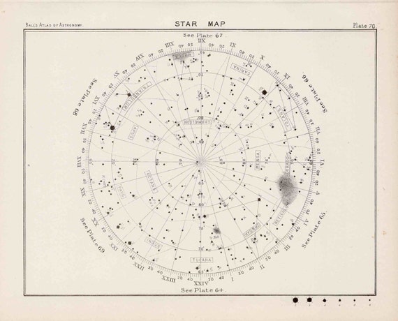 Antique Star Chart