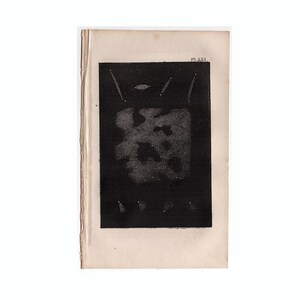 c. Nébuleuse de 1842 • gravure ancienne originale • gravure d'astronomie • décoration murale céleste • carte des étoiles • système solaire • galaxie