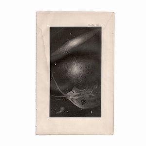 C. 1879 NEBULÆ Druck • alter Originaldruck • Astronomie Druck • Himmelskörper • Nebel • Andromeda • Orion Nebel • Centauri Sternhaufen
