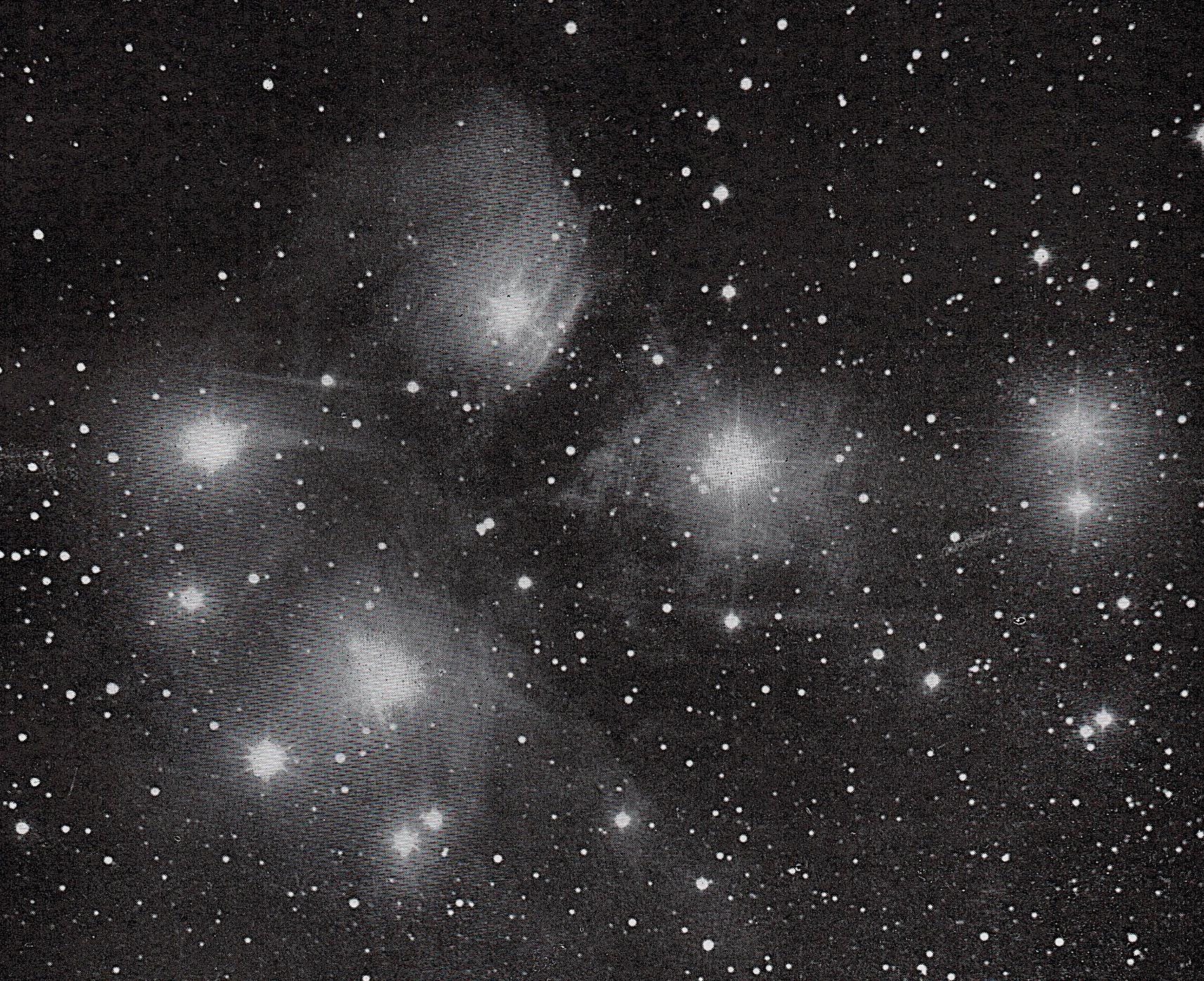 THE PLEIADES Lithograph C. 1910 • Original Antique Print