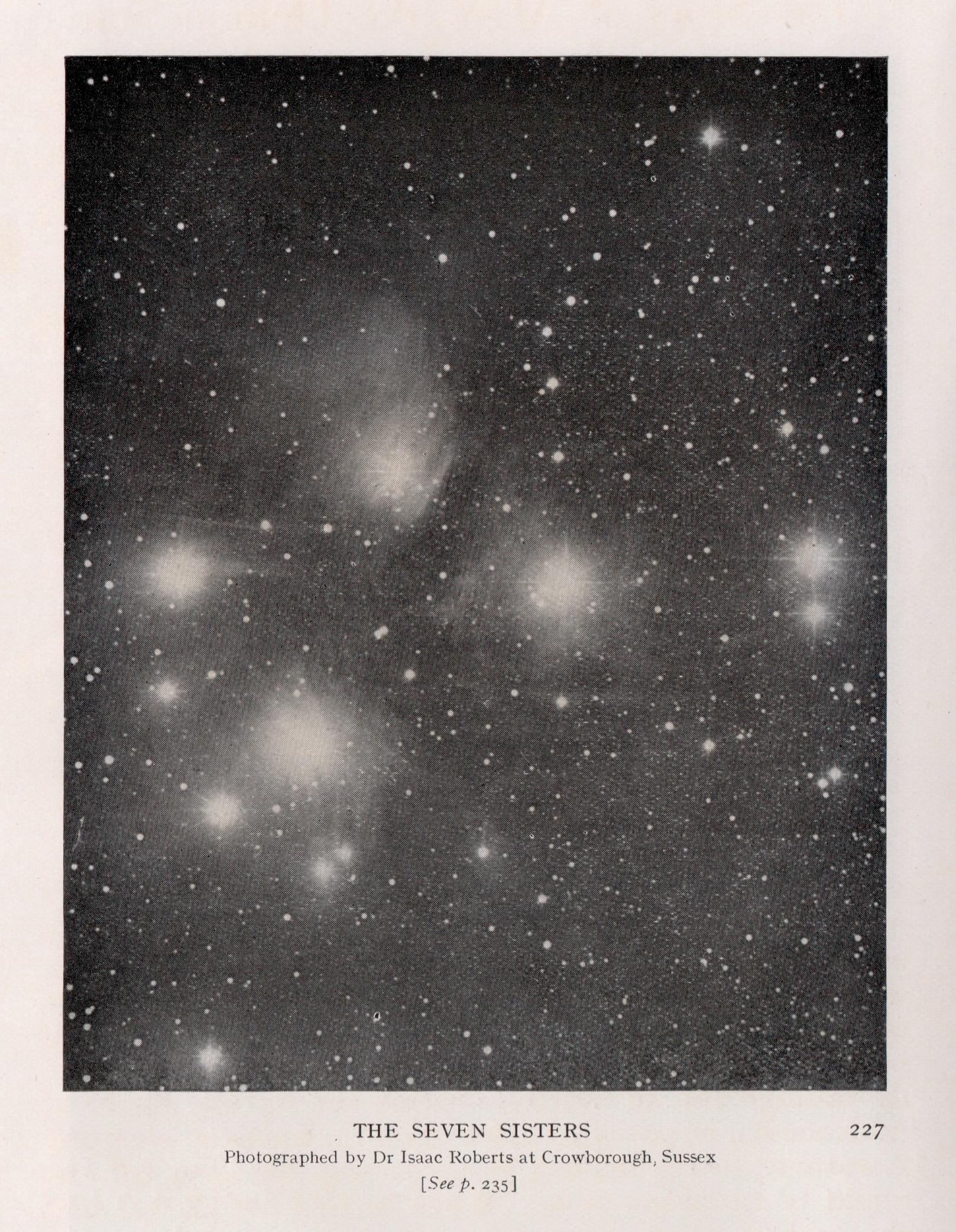 THE PLEIADES Lithograph C. 1925 • Original Vintage Print