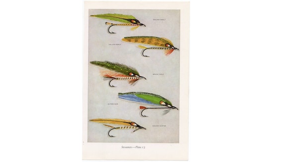 2 Mouches à Truite Anciennes – Vintage – Emballage D'origine – Pêche à La Mouche