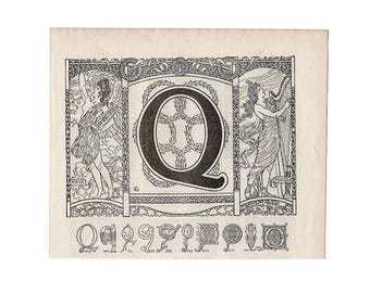 1890 年代のオリジナルアンティークフランス語の頭文字 R