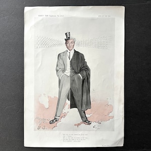 Gentlemen Print Vintage Vanity Fair - Etsy