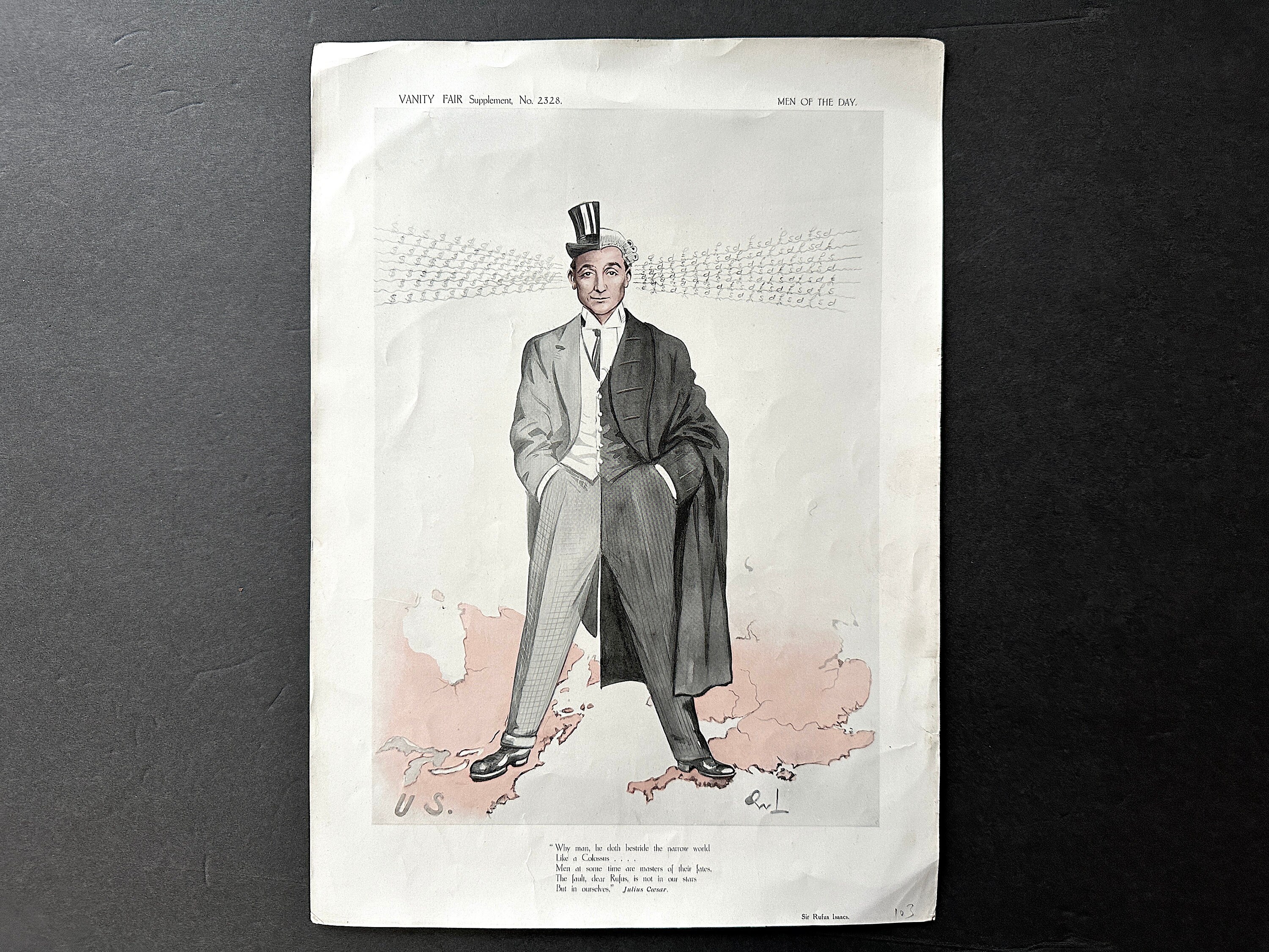 Gentlemen Print Vintage Vanity Fair - Etsy