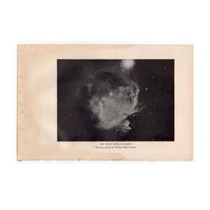 H. 1925 NEBULA im ORION Lithographie • Astronomie • Poster •