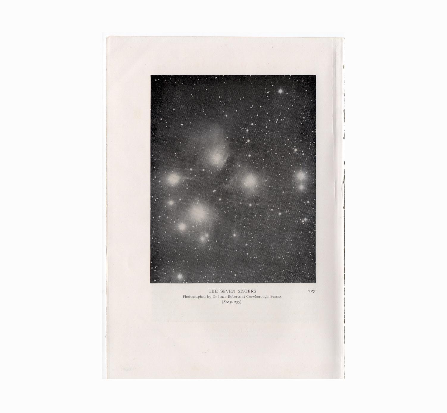 THE PLEIADES Lithograph C. 1925 • Original Vintage Print
