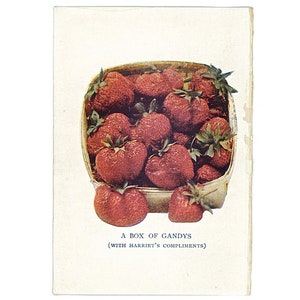 c. 1899 STRAWBERRIES print • original antique print • berry print • fruit print • strawberry print • berries print • small botanical print