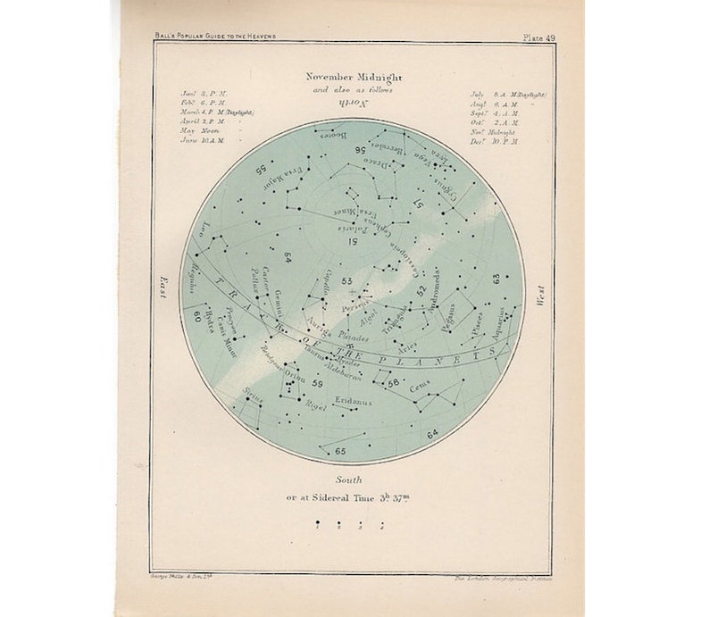 November Star Chart