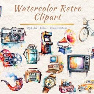 Retro Items PNG Clipart Collection | Vintage Item with Good Memories