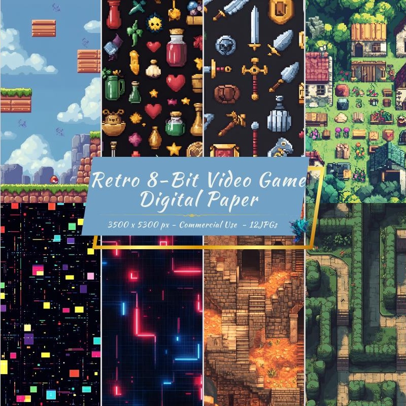 Pixel Sample Pack Pixel Art Asset Packs - Etsy UK