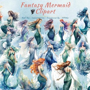 Fantasy Meerjungfrau PNG Sammlung | Himmlische Sirenenbilder