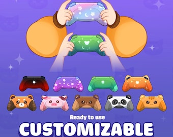 Activo/controlador de mano de juego VTuber Live2d personalizado • Modelo de mano Chibi de Vtuber • Totalmente preparado, listo para usar, animado/personalizable/activo de Vtuber