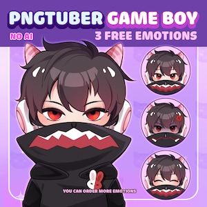 Male PNGtuber| Boy PNGTuber Model | Cute Boy PNGTuber Premade Model | VeadoTube Model | PNG Tuber | Vtuber | GIFTuber | Discord | Twitch