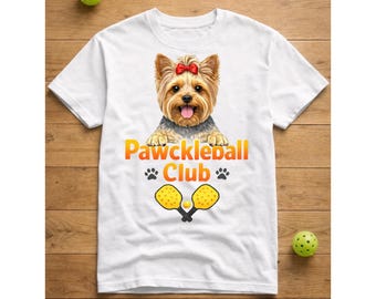 Hund Pickleball Shirt Lustiges Hundeliebhaber T-Shirt Pickleball Geschenk Haustier-Liebhaber-T-Shirt