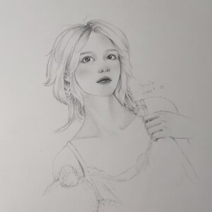 Custom sketch, Portrait sketch, drawing, Pencil sketch