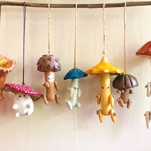 Set of THREE Handmade OOAK Mushroom Littles. You Choose Which!